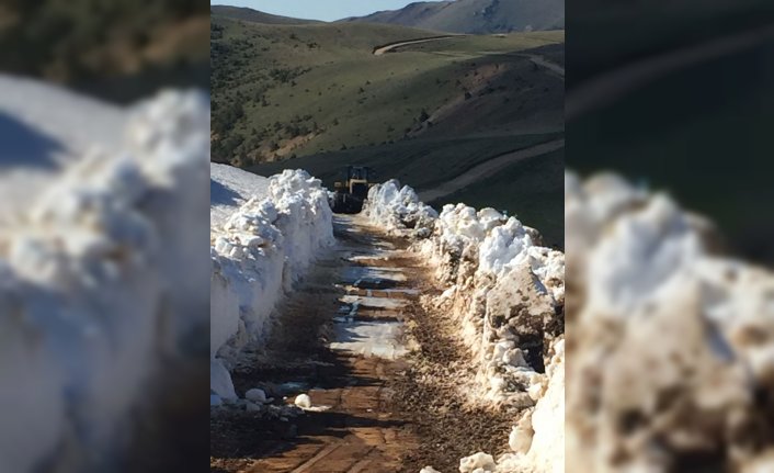 Yağlıdere'de kar nedeniyle kapalı yayla ve oba yolları açılıyor