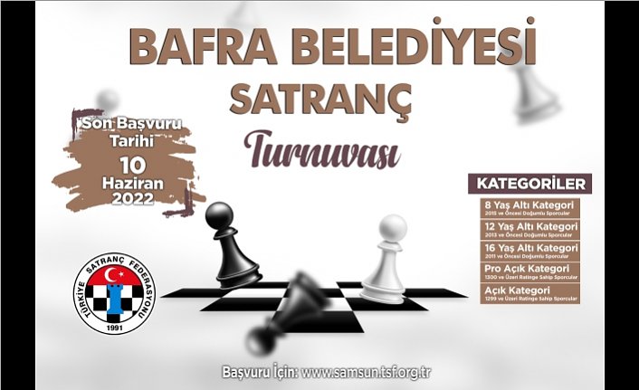 BAFRA BELEDİYESİ 3.SATRANÇ TURNUVASI