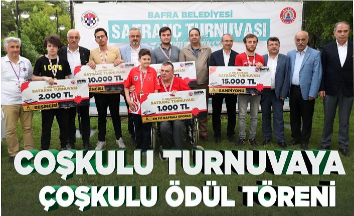 COŞKULU TURNUVAYA ÇOŞKULU ÖDÜL TÖRENİ