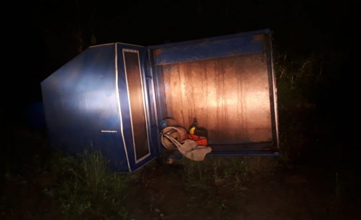 Düzce'de tarım aracının devrilmesi sonucu 1 kişi öldü