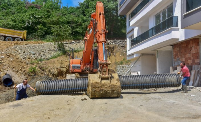 Giresun Belediyesi altyapı çalışmalarına devam ediyor