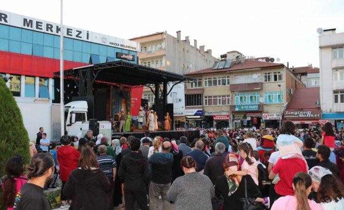 Havza'da “Herkes için Keloğlan“ tiyatro oyunu sahnelendi