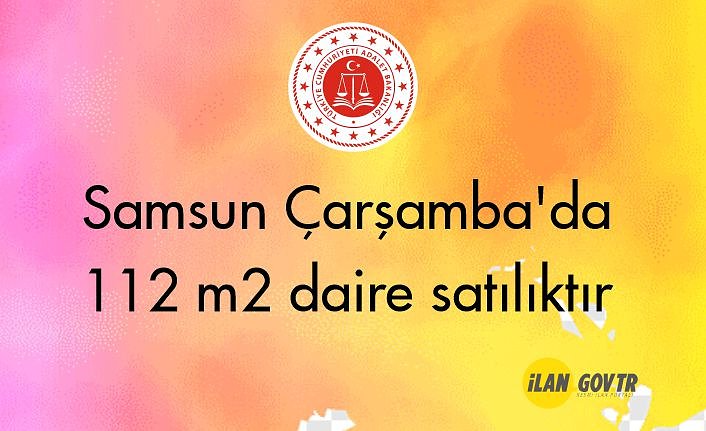 Samsun Çarşamba'da 112 m² daire icradan satılıktır