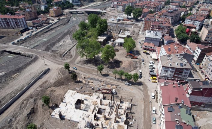 Selden sonra Bozkurt'u eski haline getirmek için çalışmalar hızla sürüyor