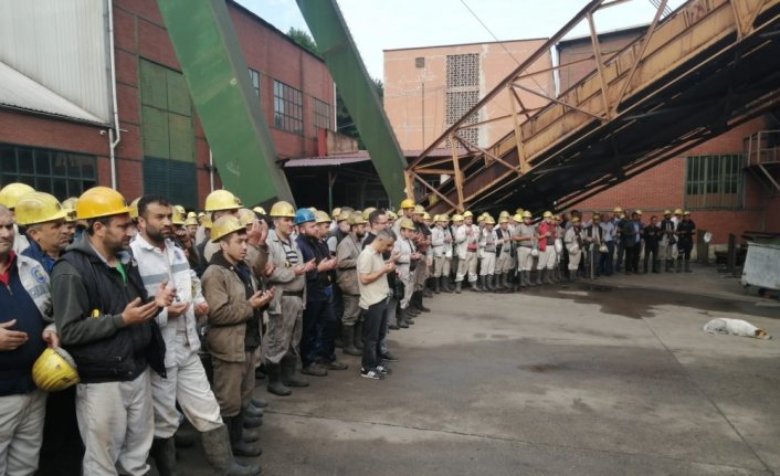 TTK'ye ait maden ocağının yeni panosunda üretime başlandı
