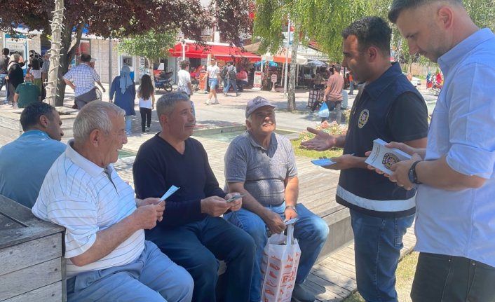 Bolu'da polisten dolandırıcılık uyarısı