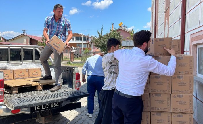 Bolu'nun Yuva köyünde su kaynaklarında temizlik çalışmaları sürüyor