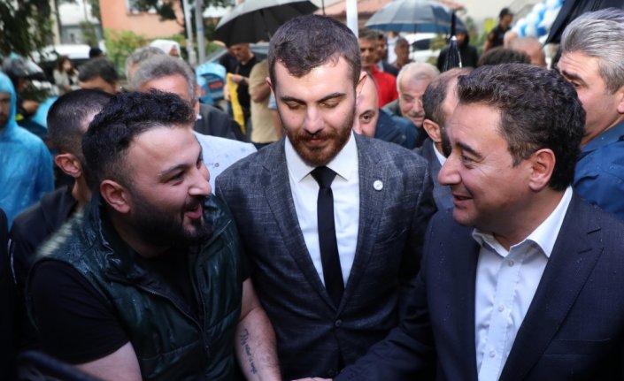 DEVA Partisi Genel Başkanı Babacan, Rize'de parti binasının açılışına katıldı: