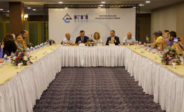 Eti Bakır İkiztepe'deki arkeolojik kazılara sponsor oldu