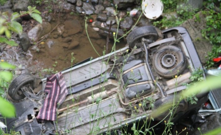 Giresun'da kamyonetin devrilmesi sonucu aynı aileden 3 kişi yaralandı