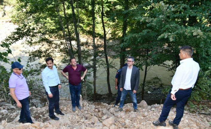 Karabük'te selde zarar gören bölgelerde onarım çalışmaları sürüyor