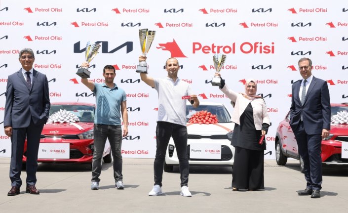 Petrol Ofisi Sosyal Lig'de kazananlar ödüllerini aldı