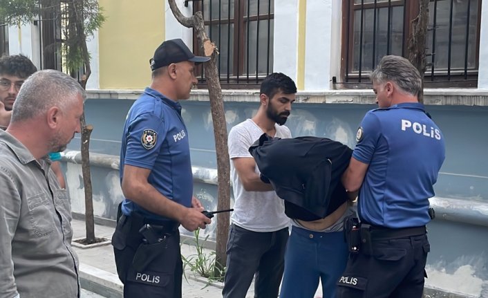 Samsun'da kadının kolyesini çalan kapkaç zanlısını vatandaş yakaladı