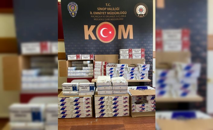 Sinop'ta 72 bin 60 makaron ele geçirildi