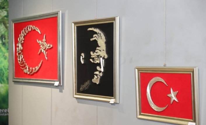 Tokat'ta filografi sergisi açıldı