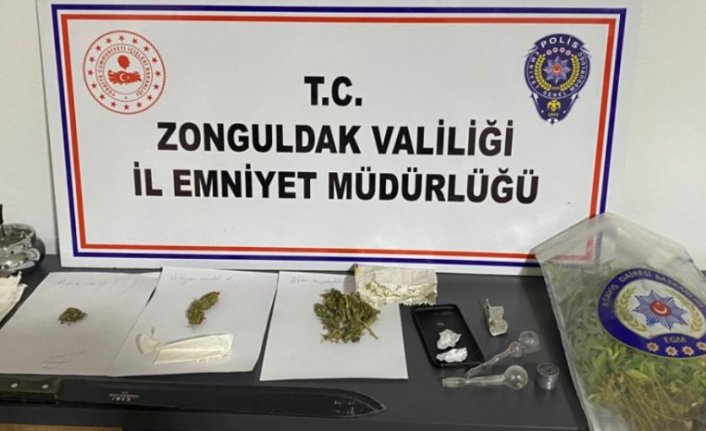 Zonguldak'ta uyuşturucu operasyonunda bir şüpheli tutuklandı