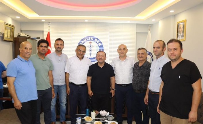 AK Parti Giresun Milletvekili Öztürk'ten Sağlık Sen'e ziyaret