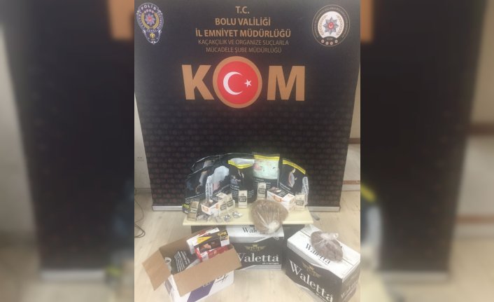 Bolu'da bir evi kaçak sigara imalathanesine çeviren 4 şüpheli yakalandı