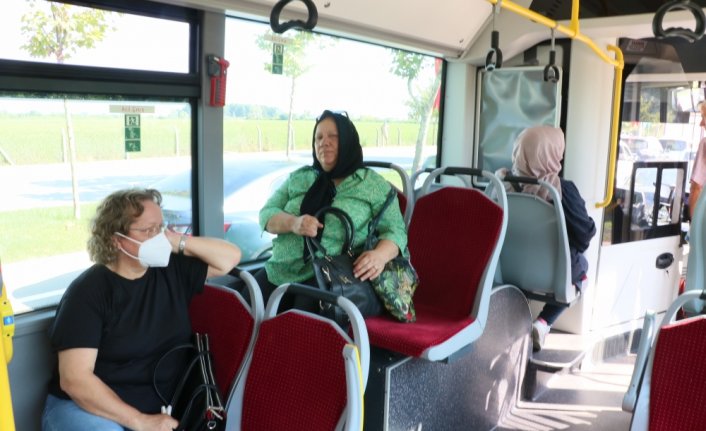 Elektrikli otobüsler TEKNOFEST ile yolcu taşımaya başladı