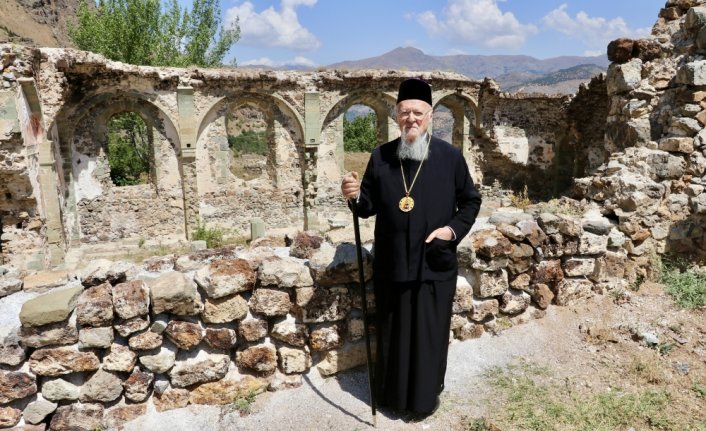 Fener Rum Patriği Bartholomeos’tan Gümüşhane’deki tarihi Süleymaniye Mahallesi’ne ziyaret