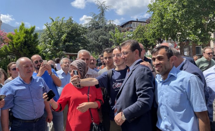 İBB Başkanı İmamoğlu Artvin’de temaslarda bulundu