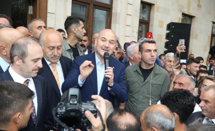 İçişleri Bakanı Süleyman Soylu, Bayburt'ta vatandaşlara hitap etti: