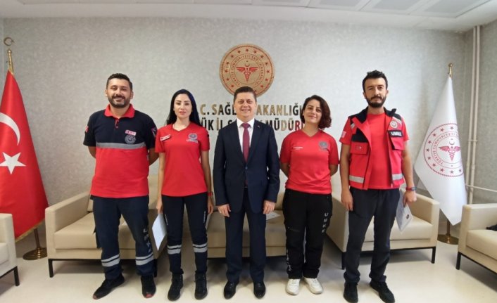 Karabük'te UMKE personeline 