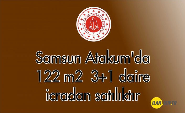 Samsun Atakum'da 122 m² 3+1 daire icradan satılıktır