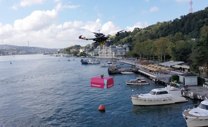 Yemeksepeti, dronla ilk yemek teslimatını başarıyla gerçekleştirdi