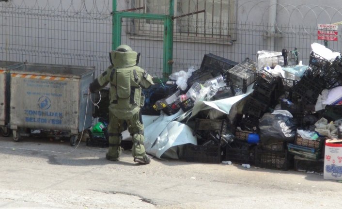 Zonguldak'ta şüpheli paket fünyeyle patlatıldı