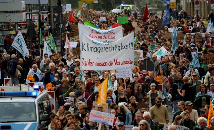 Almanya'da iklim protestosu