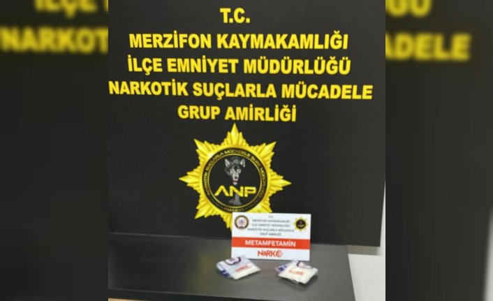 Amasya'da uyuşturucu operasyonunda 1 zanlı tutuklandı