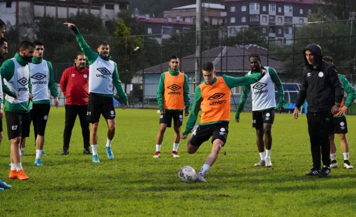 Çaykur Rizespor, Bodrumspor maçı hazırlıklarını sürdürdü