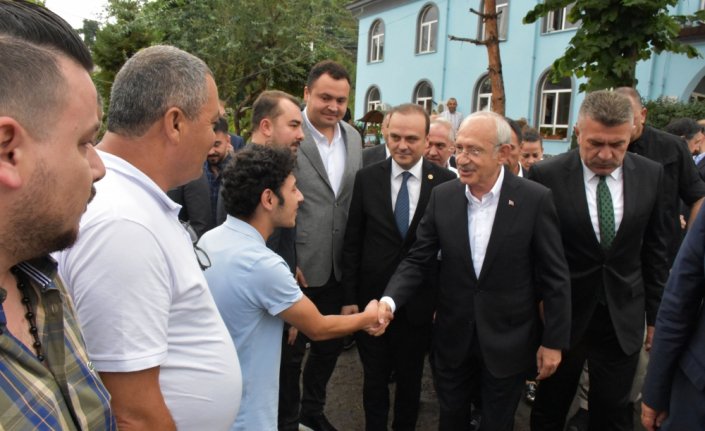 CHP Genel Başkanı Kılıçdaroğlu, Giresun'da fındık üreticilerini ziyaret etti