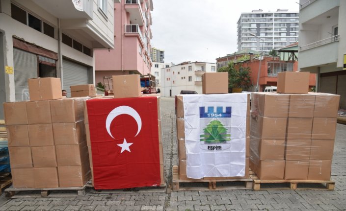 Espiye'den Pakistan'a yardım