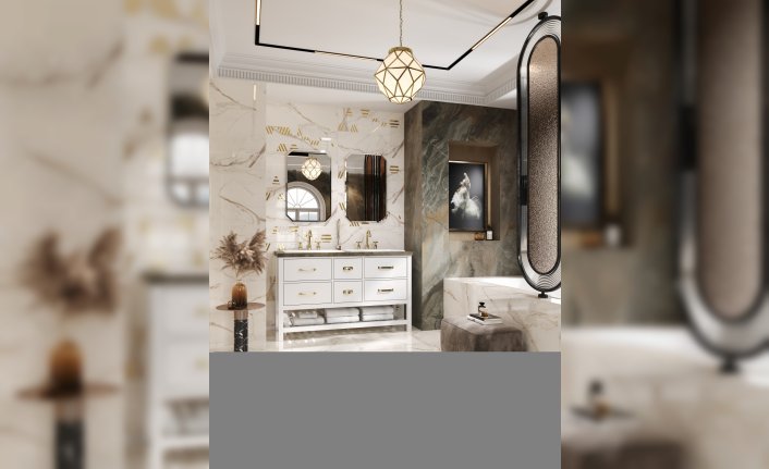 Kale Banyo'dan her banyoya uygun olarak tasarlanan yeni banyo mobilyası