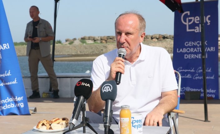 Memleket Partisi Genel Başkanı İnce, Samsun'da gençlerle buluştu: