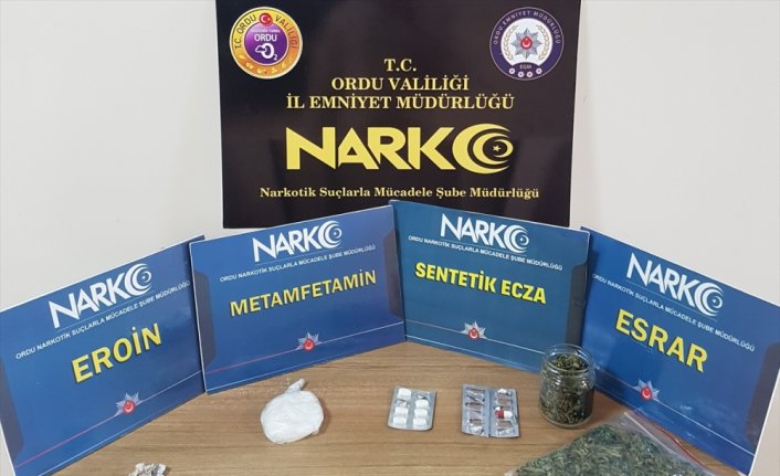Ordu'da uyuşturucu madde ticareti yapan 7 şüpheli yakalandı