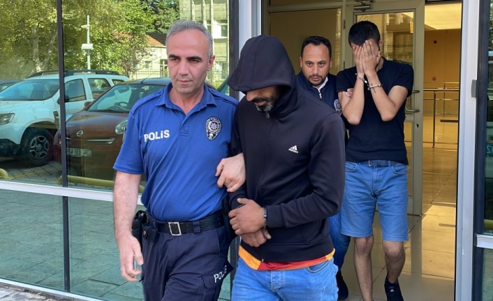 Samsun'da yakalanan 2 hırsızlık zanlısı tutuklandı