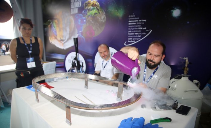 Sürtünmesiz ortamda giden manyetik tren projesi TEKNOFEST'te