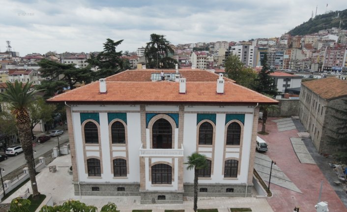 Trabzon'daki tarihi vilayet binası restore edilerek hizmete açıldı