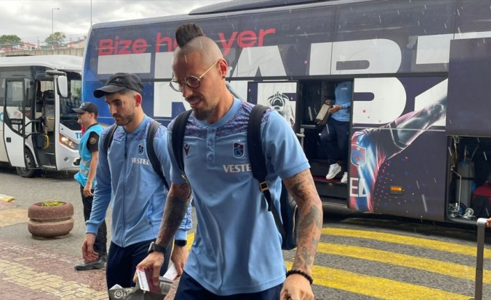 Trabzonspor kafilesi, Macaristan'a gitti