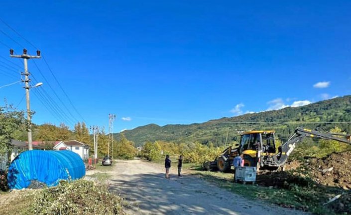 Ulus'ta alt ve üst yapı çalışmaları sürüyor