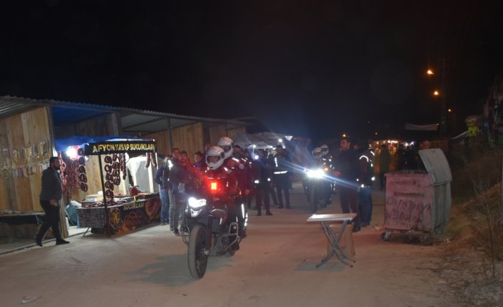 Boyabat panayır alanında genel asayiş ve huzur uygulaması yapıldı