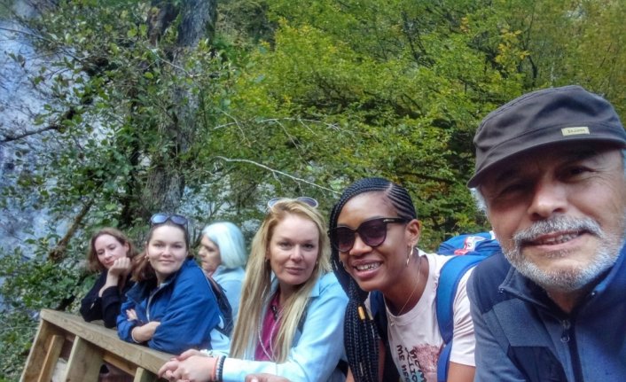 Fransız turizmciler kanyonları ile ünlü Pınarbaşı ilçesini gezdi