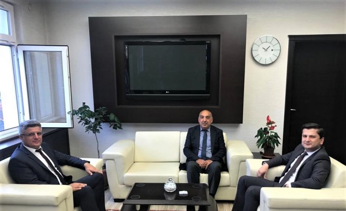 Kavak Kaymakamı Atar İl Milli Eğitim Müdürü Ağar'ı kabul etti