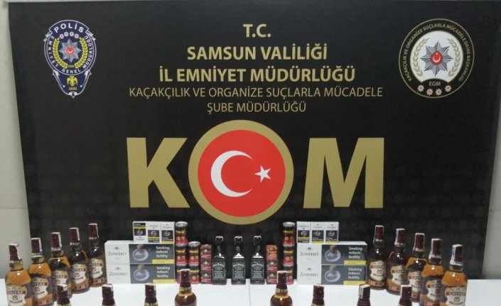 Samsun'da sahte içki operasyonunda bir şüpheli yakalandı