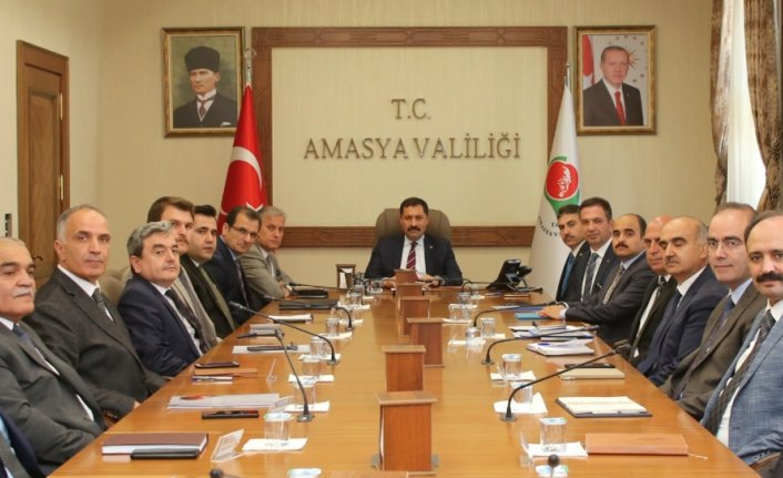 Amasya'da Kamu Hizmetleri Değerlendirme Toplantısı yapıldı