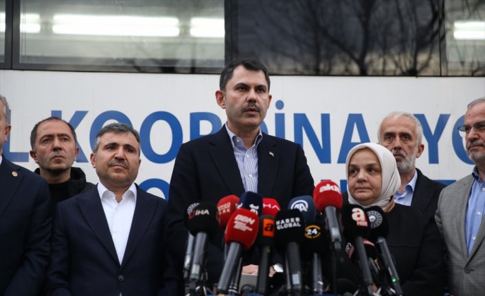 Bakan Kurum, Gölyaka'da depreme ilişkin açıklamalarda bulundu: