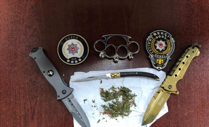 Düzce'de huzur operasyonlarında yakalanan 6 zanlı tutuklandı